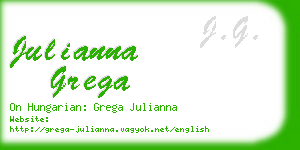 julianna grega business card